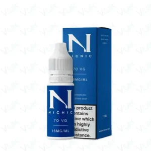 Nic Nic 70/30 Flavourless Freebase 18mg Nicotine Shot